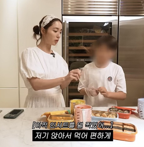 이민정, 훌쩍 큰 아들 준후에 깜짝 “티셔츠 사이즈 같아..언제 이렇게 컸지”