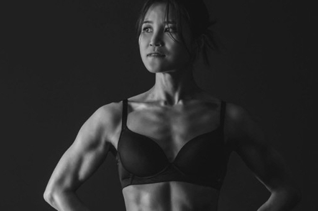 김혜선, 말이 아닌 몸으로 증명한 '근육美'
