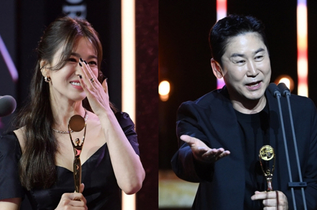 [제4회 BSA] 송혜교 소감에 눈물, 신동엽 위트에 환호..'청룡' 빛낸 명장면