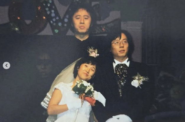 “진짜 결혼한 줄” 유재석·송은이 웨딩 사진…주례는 정준하?