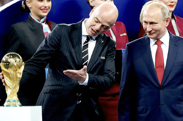 “러시아의 미친 계획” '월드컵 탈락' 중국 불러 2026년 '유사 월드컵' 개최 프로젝트..실현 가능성은 '희박'