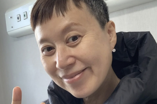 '암 투병' 박미선, 희끗해진 머리·야윈 얼굴에도 미소 “아픈 분들 힘내시길”