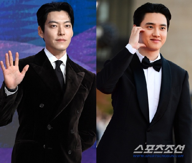 “내사랑 도경수” 우정 지켰다...신민아♥김우빈 결혼식 깜짝 등장→시상식 참석