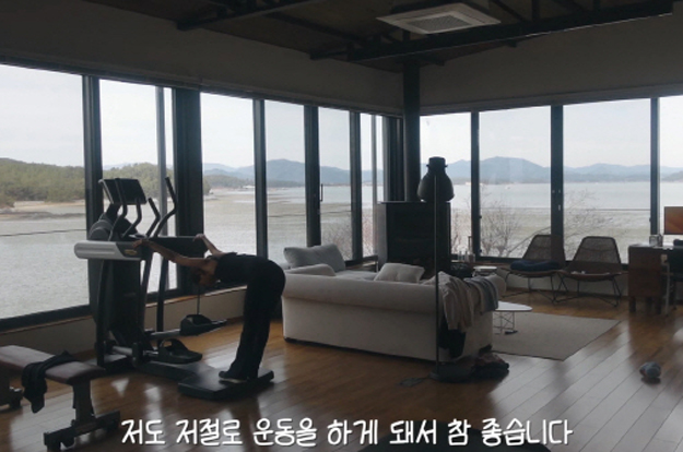 한채아, '으리으리 대저택+운동실' 시댁 차범근家 자랑..“시母, 신경 써서 만든 공간”