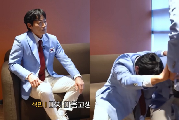 '야구 비하' 김남일, 윤석민 앞 무릎 꿇고 사과..“1200만명 부러웠다”