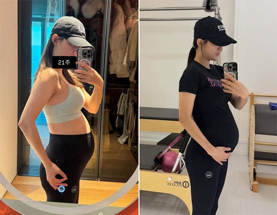 남보라, 꽉 찬 D라인에 다 놀랐다..“임신 21주 차 이거 맞아요?”