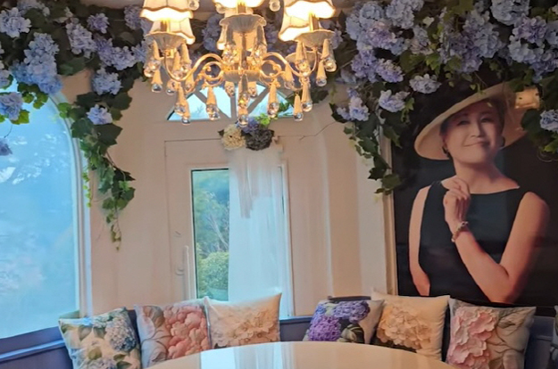 '방송 하차' 76세 박원숙, 카페 CEO로 대박났다 “갤러리 분위기에 단체 손님 북적”