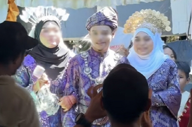 같은 날 동시에 두 여성과 결혼한 신랑..무슨 일이?