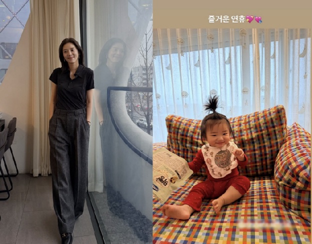 '월세 천만원' 집 떠난 손담비, 9개월 딸 위해 '780만원 소파' 플렉스 “여기에서 놀자”