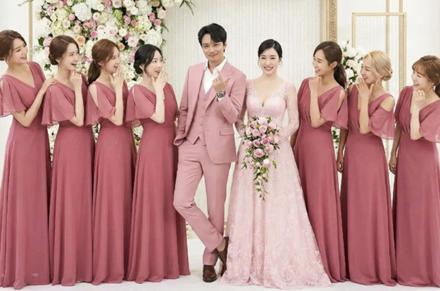 소녀시대 멤버 총출동한 티파니♥변요한 웨딩사진..알고 보니 AI 창작물?