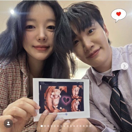 [전문] “잠시 떠났던 아이 다시 찾아와” 김기리♥문지인 임신 고백