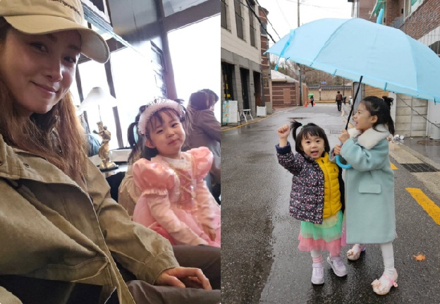 '한의사♥' 강소라, 두 딸 얼굴 다 공개했다..母 붕어빵, 아역배우해도 되겠어