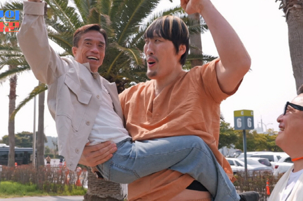 ‘간암 투병’ 심권호, 수술 후 확 달라졌다..217cm 최홍만에 매달린 ‘유쾌 근황’