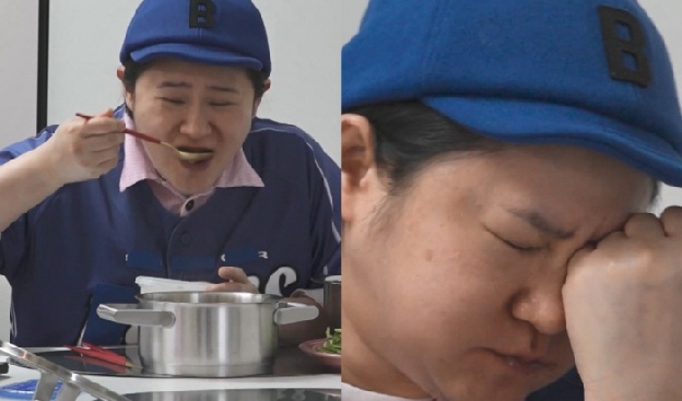 김신영, 44kg 빼고 요요왔다더니..'탄수화물 폭탄' 양푼 비빔밥 폭풍 먹방(나혼산)