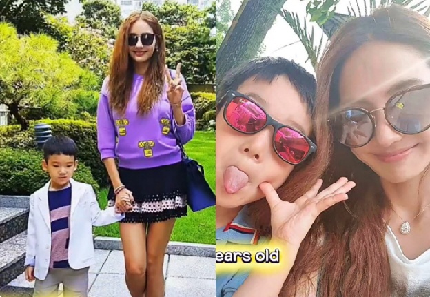 '사업가♥' 한채영, 172cm 훈남 子 얼굴 공개 “내 애기가 벌써 12살이라니”