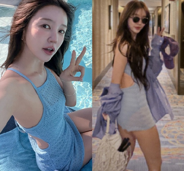 '41세' 윤은혜, 수영복 하나로 끝났다..군살 제로 몸매 '뒤태 완벽'