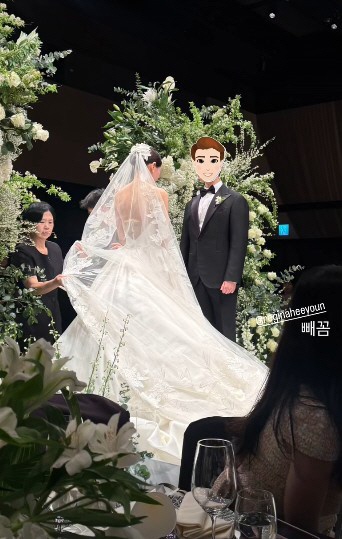 '중식여신' 박은영, 신라호텔 결혼식 현장 포착…'하석진 닮은' 의사 남편 최초 공개