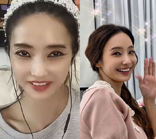 '달라진 비주얼' 한채영, 건강이상설 확산에..반박 영상 올렸다