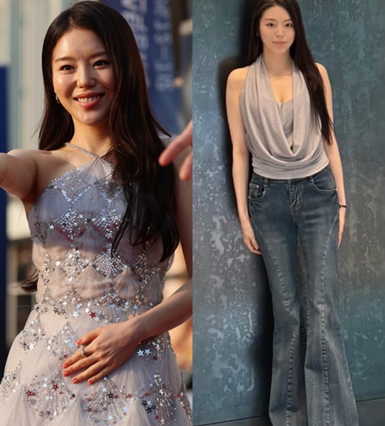 '조재현 딸' 조혜정, 7kg 빼더니..레드카펫 실물은 더 말랐네 '물오른 미모'