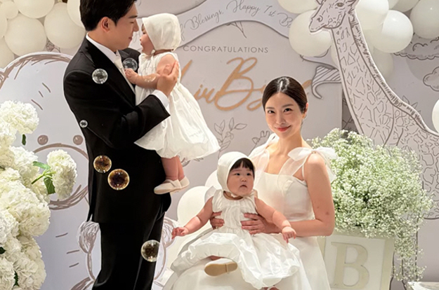 “결혼식급 돌잔치”..레이디제인, 5성급 신라호텔 영빈관行 “쌍둥이 위해”
