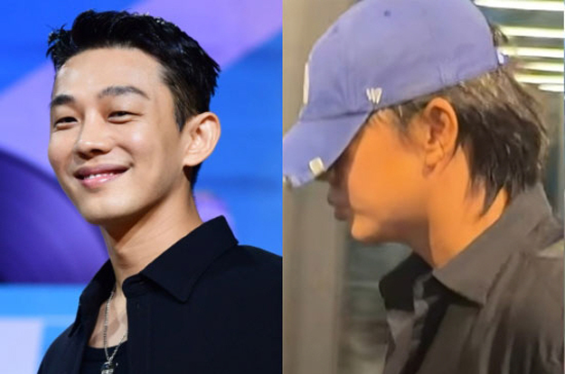 유아인, 마약 집행유예 후 첫 공식 외출 포착..“검은 셔츠에 꾹 눌러쓴 모자”
