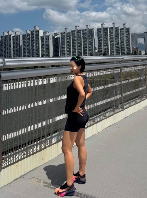 '강남♥' 이상화, 레깅스핏 자랑할만하네...현역급 몸매 자신감 “복귀할까?”