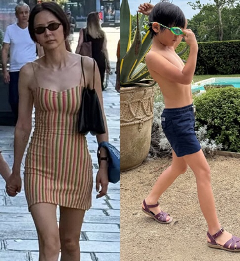 김나영♥마이큐, 유럽 40도 폭염에 여행..결국 물놀이·공원으로 발길