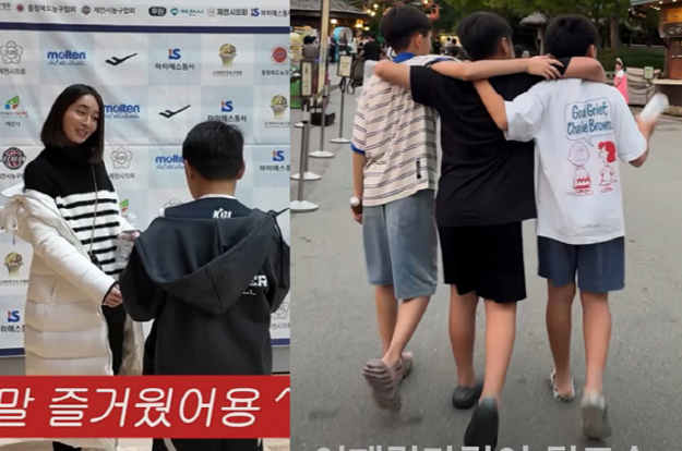 이병헌 닮은 11세 아들, 농구하더니 폭풍성장..엄마 이민정 “길다 길어”