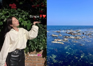 [이슈] 안소희, '빨간 장미' 논란에 '푸른 바다' 응수..정치색 의혹 완전 종식
