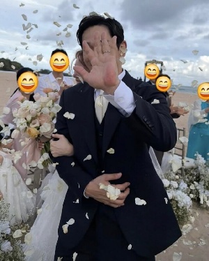 [이슈] 온주완♥방민아, 발리 해변서 '비밀 결혼' 현장…철통보안 드디어 뚫렸다